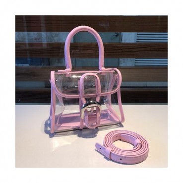 Delvaux 2019 Brillant X-ray PVC Tote Shoulder Bag,20CM 