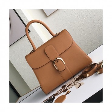 Delvaux 2019 Leather Tote Shoulder Bag,28 CM - 델보 2019 레더 토트 숄더백,DVB0211.28 CM,카멜