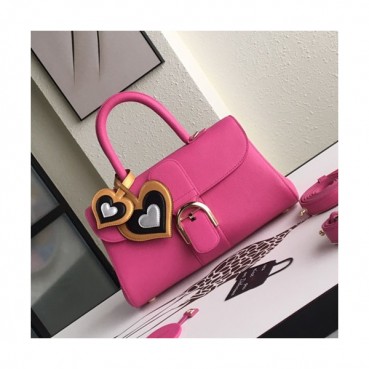 Delvaux 2019 Leather Tote Shoulder Bag,28s CM - 델보 2019 레더 토트 숄더백,DVB0204.28s CM,핑크