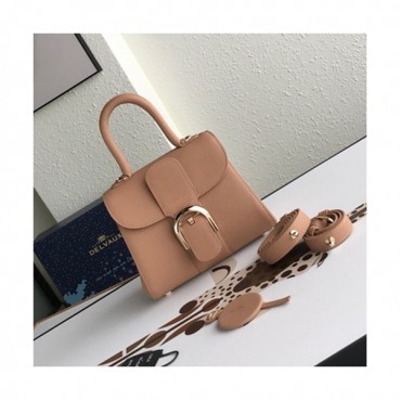 Delvaux 2019 Leather Tote Shoulder Bag,20CM - 델보 2019 레더 토트 숄더백,DVB0200.20CM,베이지핑크