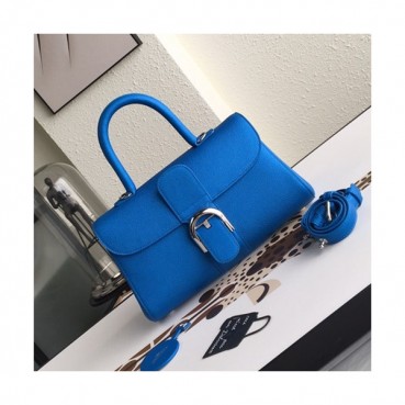Delvaux 2019 Leather Tote Shoulder Bag,28s CM - 델보 2019 레더 토트 숄더백,DVB0186.28s CM,블루