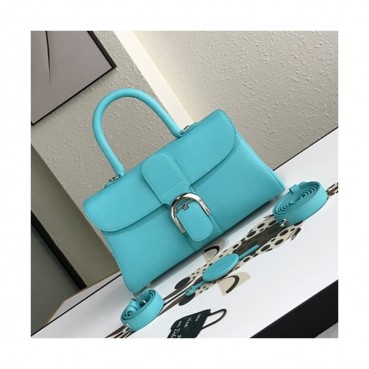 Delvaux 2019 Leather Tote Shoulder Bag,28s CM - 델보 2019 레더 토트 숄더백,DVB0183.28s CM,스카이블루