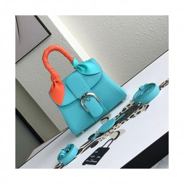 Delvaux 2019 Leather Tote Shoulder Bag,20CM - 델보 2019 레더 토트 숄더백,DVB0182.20CM,스카이블루
