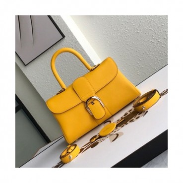 [컬러풀]Delvaux 2019 Leather Tote Shoulder Bag,28s CM - 델보 2019 레더 토트 숄더백,DVB0180.28s CM,옐로우