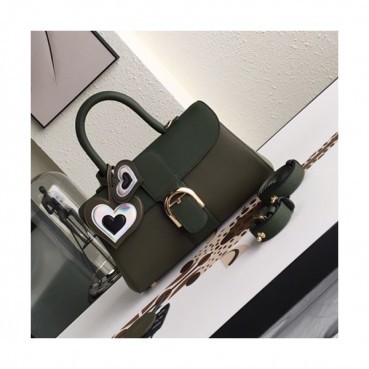Delvaux 2019 Leather Tote Shoulder Bag,28s CM - 델보 2019 레더 토트 숄더백,DVB0177.28s CM,다크그린
