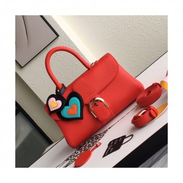 Delvaux 2019 Leather Tote Shoulder Bag,28s CM - 델보 2019 레더 토트 숄더백,DVB0174.28s CM,라이트레드
