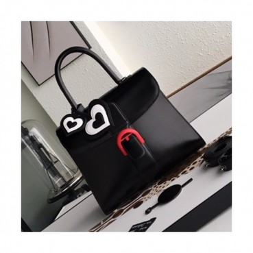 Delvaux 2019 Brillant Leather Tote Shoulder Bag,28 CM - 델보 2019 브리앙 레더 토트 숄더백,DVB0155.28 CM,블랙