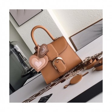 Delvaux 2019 Brillant Leather Tote Shoulder Bag,20CM - 델보 2019 브리앙 레더 토트 숄더백,DVB0152.20CM,연카멜