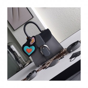 Delvaux 2019 Brillant Leather Tote Shoulder Bag,20CM - 델보 2019 브리앙 레더 토트 숄더백,DVB0140.20CM,그레이