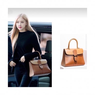 Delvaux 2019 Brillant Leather Tote Shoulder Bag,28 CM - 델보 2019 브리앙 레더 토트 숄더백,DVB0137.28 CM,브라운 