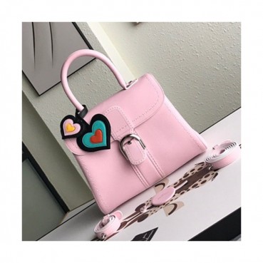 Delvaux 2019 Leather Tote Shoulder Bag,28 CM - 델보 2019 레더 토트 숄더백,DVB0125.28 CM,핑크