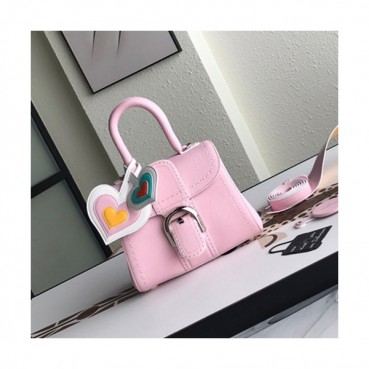 Delvaux 2019 Leather Tote Shoulder Bag,20CM - 델보 2019 레더 토트 숄더백,DVB0123.20CM,핑크