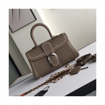 Delvaux 2019 Leather Tote Shoulder Bag,28s CM - 델보 2019 레더 토트 숄더백,DVB0121.28s CM,카키그레이