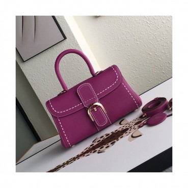 Delvaux 2019 Leather Tote Shoulder Bag,28s CM - 델보 2019 레더 토트 숄더백,DVB0118.28s CM,퍼플핑크