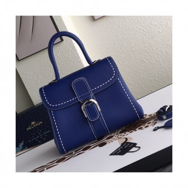 Delvaux 2019 Leather Tote Shoulder Bag,28 CM - 델보 2019 레더 토트 숄더백,DVB0116.28 CM,다크블루
