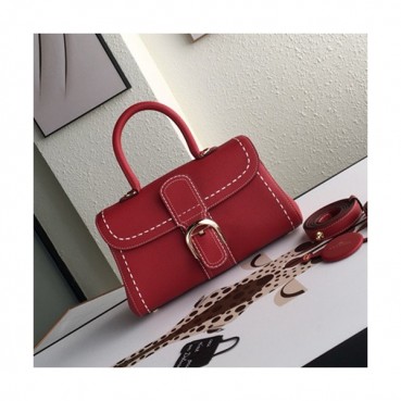 Delvaux 2019 Leather Tote Shoulder Bag,28s CM - 델보 2019 레더 토트 숄더백,DVB0112.28s CM,레드