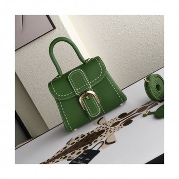 Delvaux 2019 Leather Tote Shoulder Bag,20CM - 델보 2019 레더 토트 숄더백,DVB0108.20CM,그린