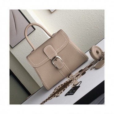 Delvaux 2019 Leather Tote Shoulder Bag,28 CM - 델보 2019 레더 토트 숄더백,DVB0098.28 CM,베이지그레이
