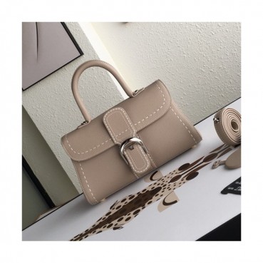Delvaux 2019 Leather Tote Shoulder Bag,28s CM - 델보 2019 레더 토트 숄더백,DVB0097.28s CM,베이지그레이