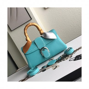 Delvaux 2019 Leather Tote Shoulder Bag,28s CM - 델보 2019 레더 토트 숄더백,DVB0094.28s CM,스카이블루