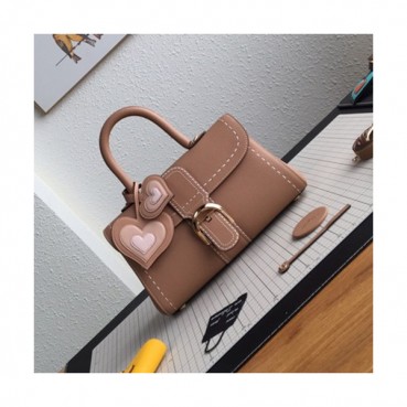 [심플한듯 센스잇게 포인트]Delvaux 2019 Leather Tote Shoulder Bag,28s CM - 델보 2019 레더 토트 숄더백,DVB0091.28s CM,핑크베이지