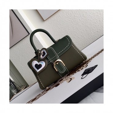 Delvaux 2019 Leather Tote Shoulder Bag,28s CM - 델보 2019 레더 토트 숄더백,DVB0088.28s CM,카키