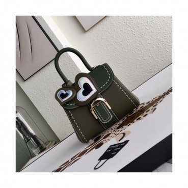 Delvaux 2019 Leather Tote Shoulder Bag,20CM - 델보 2019 레더 토트 숄더백,DVB0087.20CM,카키