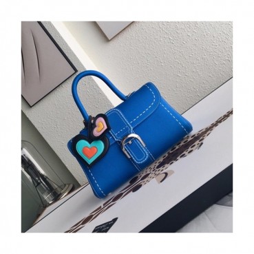 Delvaux 2019 Leather Tote Shoulder Bag,28s CM - 델보 2019 레더 토트 숄더백,DVB0079.28s CM,블루
