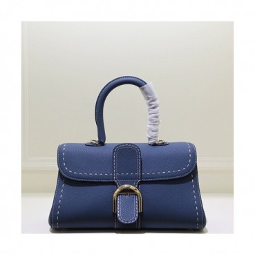 Delvaux 2019 Leather Tote Shoulder Bag,28s CM - 델보 2019 레더 토트 숄더백,DVB0076.28s CM,다크블루