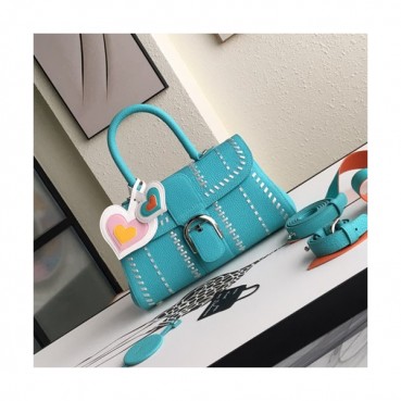 Delvaux 2019 Leather Tote Shoulder Bag,28s CM - 델보 2019 레더 토트 숄더백,DVB0073.28s CM,스카이블루
