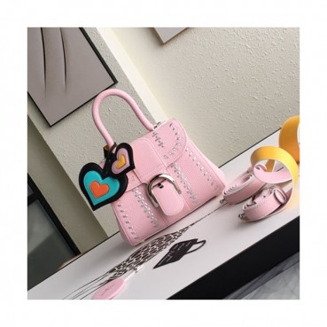 Delvaux 2019 Leather Tote Shoulder Bag,20CM - 델보 2019 레더 토트 숄더백,DVB0066.20CM,핑크