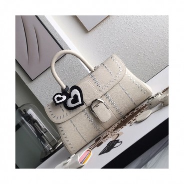 Delvaux 2019 Leather Tote Shoulder Bag,36s CM - 델보 2019 레더 토트 숄더백,DVB0064.36s CM,화이트
