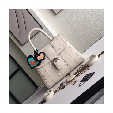 Delvaux 2019 Leather Tote Shoulder Bag,28 CM - 델보 2019 레더 토트 숄더백,DVB0063.28 CM,화이트