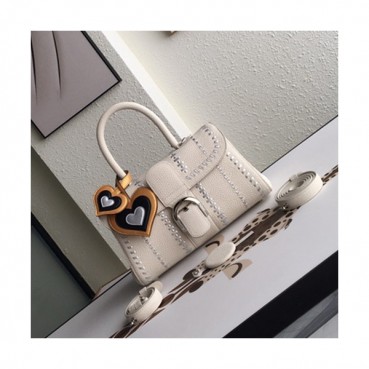 Delvaux 2019 Leather Tote Shoulder Bag,28s CM - 델보 2019 레더 토트 숄더백,DVB0062.28s CM,화이트