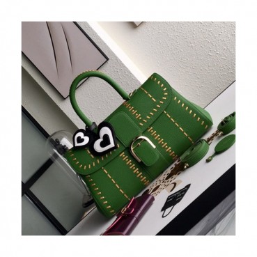 Delvaux 2019 Leather Tote Shoulder Bag,36s CM - 델보 2019 레더 토트 숄더백,DVB0059.36s CM,그린