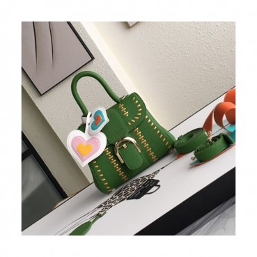 Delvaux 2019 Leather Tote Shoulder Bag,20CM - 델보 2019 레더 토트 숄더백,DVB0056.20CM,그린