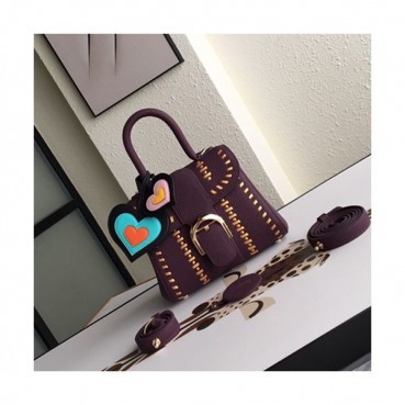 Delvaux 2019 Leather Tote Shoulder Bag,20CM - 델보 2019 레더 토트 숄더백,DVB0046.20CM,퍼플