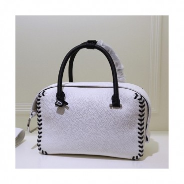 [매장판]Delvaux 2019 Cool Box Leather Tote Shoulder Bag,23/28CM - 델보 2019 쿨 박스 레더 토트 숄더백,DVB0045.23/28CM,화이트