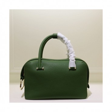 Delvaux 2019 Cool Box Leather Tote Shoulder Bag,23/28CM - 델보 2019 쿨 박스 레더 토트 숄더백,DVB0040.23/28CM,그린