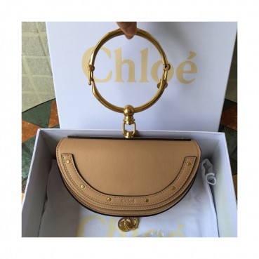 Chole 2019 Nile Leather Tote Shoulder Bag, 20cm -  끌로에 2019 나일 레더 토트 숄더백,CLB0101,20cm,베이지