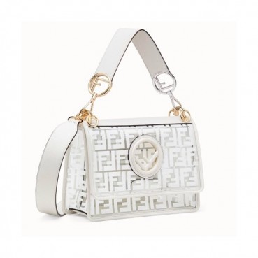 Fendi 2019 Kan I F Logo Tote Shoulder Bag ,25CM - 펜디 2019 칸아이 에프 로고 토트 숄더백 FENB0370,25CM,화이트