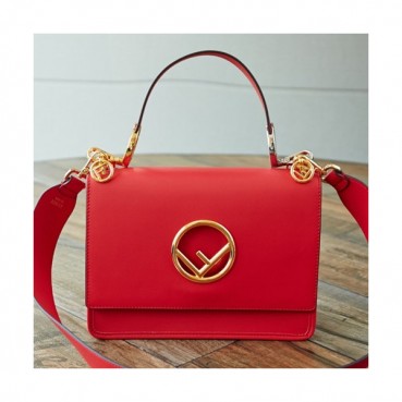 Fendi 2019 Kan I F Logo Tote Shoulder Bag ,26CM - 펜디 2019 칸아이 에프 로고 토트 숄더백 FENB0369,26CM,레드
