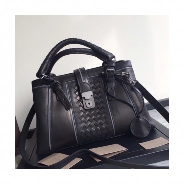 [유니크 & 트랜디한 백]Bottega Veneta 2019 Tote Shoulder Bag,32cm - 보테가 베네타 2019 토트 숄더백, 7455,BVB0200,32cm,블랙