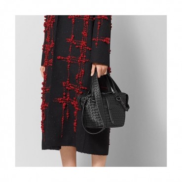 Bottega Veneta 2019 Tambura Bucket Tote Shoulder Bag,30cm - 보테가 베네타 2019 탬부라 버킷 토트 숄더백, 535263,BVB0168,30cm,블랙