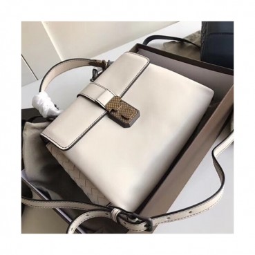 Bottega Veneta 2019 Tote Shoulder Bag,25cm - 보테가 베네타 2019 토트 숄더백, 276988,BVB0164,25cm,화이트