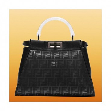 [매장판]Fendi 2019 PU Tote  Bag ,33CM - 펜디 2019 PU 여성용 토트백  FENB0368,33CM,블랙