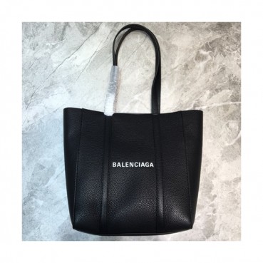 Balenciaga 2019 Leather Tote Shoulder Shopper Bag,21/28CM - 발렌시아가 2019 레더 토트 숄더 쇼퍼백,BGB0271,21/28CM,블랙