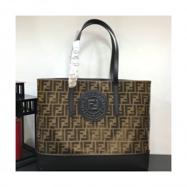 [데일리 백으로 강추]Fendi 2019 Women Tote Shopper Bag ,37CM - 펜디 2019 여성용 토트 쇼퍼백  FENB0273,37CM,블랙