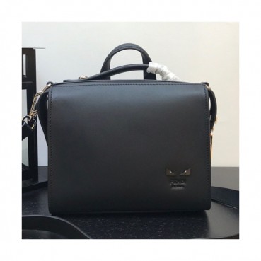 Fendi 2019 Leather Tote Shoulder Bag,21.5CM - 펜디 2019 레더 토트 숄더백  FENB0270,21.5CM,블랙