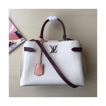 Louis Vuitton 2019 Lock Me Day Tote Shoulder Bag,31cm - 루이비통 2019 락미 데이 토트 숄더백 M53647,LOUB1256,31cm,아이보리